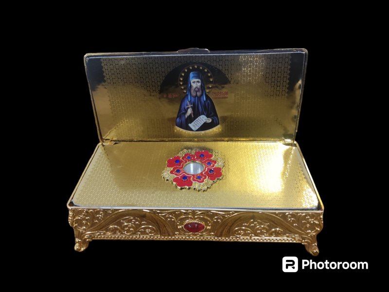 RELIQUARY GILDED CARVED